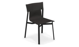Breeze, sedia da esterno in alluminio e tessuto