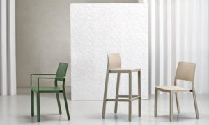 Kate, sgabello bar per l'arredo indoor e outdoor