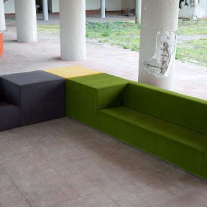Pan, divano moderno per l'arredo outdoor