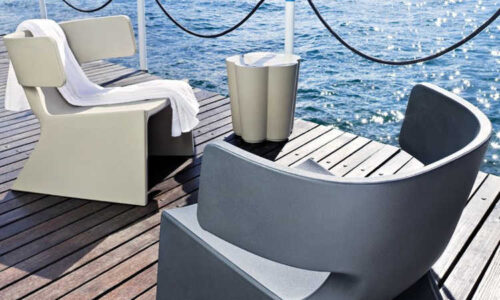 Meg, poltroncina moderna per l’arredo indoor e outdoor