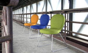B4, sedia moderna per l'arredo indoor