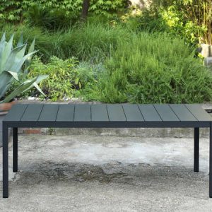 Rio Alu, tavolo allungabile per l'arredo giardino
