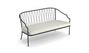 Como, divano due posti per l'arredo outdoor