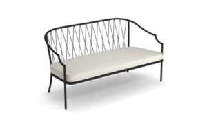 Como, divano due posti per l'arredo outdoor