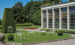 Rio, poltroncina in acciaio per l'arredo giardino