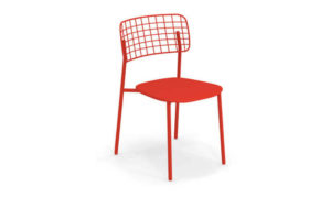 Lyze, sedia impilabile per l'arredo outdoor