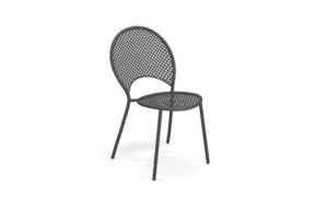 Sole, sedia in acciaio per l'arredo giardino