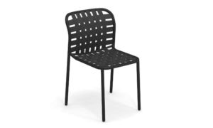 Yard, sedia da giardino con intreccio di cinghie elastiche