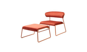 Lisa Lounge, poltrona lounge per l'arredo indoor