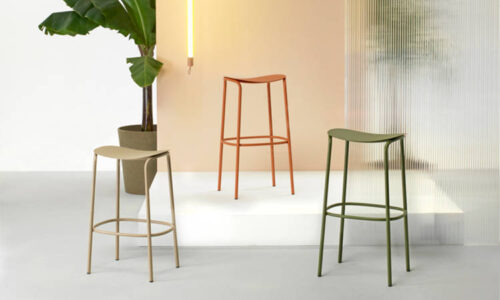 Trick, sgabello bar per l'arredo indoor e outdoor