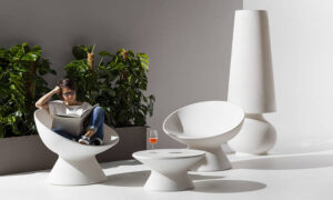 Fade Coffee, tavolo basso con o senza illuminazione