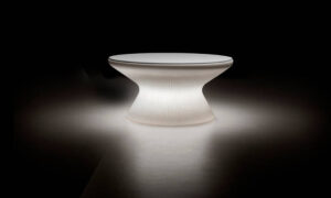 Fade Coffee, tavolo basso con o senza illuminazione
