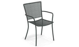 Athena, sedia con braccioli per l'arredo outdoor