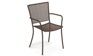 Athena, sedia con braccioli per l'arredo outdoor