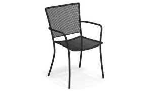 Athena, sedia con braccioli per l'arredo outdoor