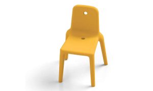 Mellow, sedia impilabile per spazi esterni