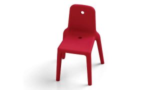 Mellow, sedia impilabile per spazi esterni