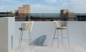 Désirée Rope, sgabello bar per l'arredo outdoor
