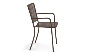Athena, sedia con braccioli per l'arredo outdoor