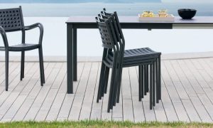 Alice, sedia in metallo per l'arredo outdoor