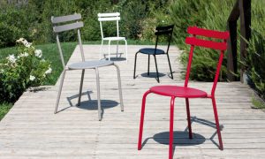 Grace, sedia in metallo per l'arredo giardino