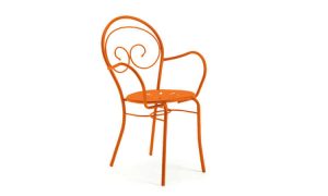 Mimmo, sedia con o senza braccioli per l'arredo outdoor