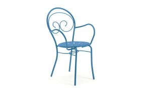 Mimmo, sedia con o senza braccioli per l'arredo outdoor