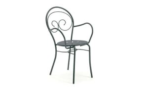 Mimmo, sedia con o senza braccioli per l'arredo outdoor