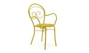 Mimmo, sedia con o senza braccioli per l'arredo outdoor