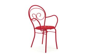Mimmo, sedia con o senza braccioli per l'arredo outdoor