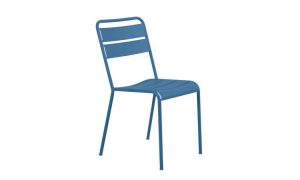 Twist, sedia in acciaio zincato per l'arredo giardino