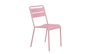 Twist, sedia in acciaio zincato per l'arredo giardino