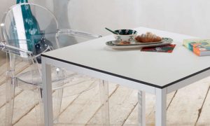 Mirto, tavolo quattro gambe per l'arredo indoor