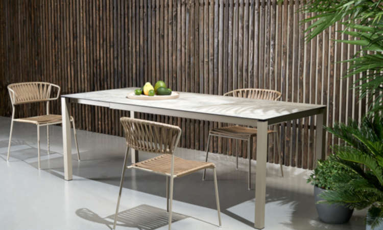 Pranzo, tavolo allungabile per l'arredo indoor e outdoor