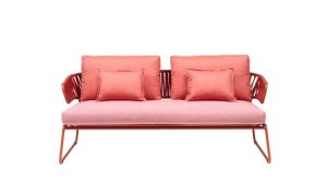 Lisa, divano due posti per l'arredo outdoor