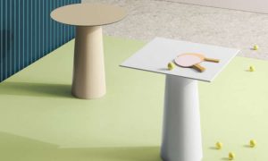 Ice, tavolo moderno per l'arredo indoor e outdoor