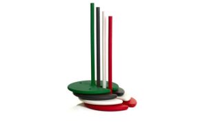 Set-Up, tavolo bar a basamento centrale per l’arredo outdoor