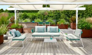 Lisa, divano due posti per l'arredo outdoor