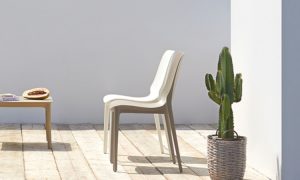 Ginevra, sedia moderna per l'arredo indoor e outdoor