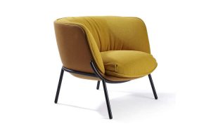 BomBom 4 Legs, poltrona moderna per l'arredo indoor