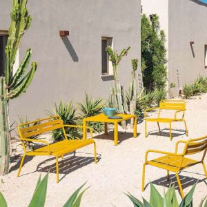 Star, poltrona in alluminio per l’arredo giardino
