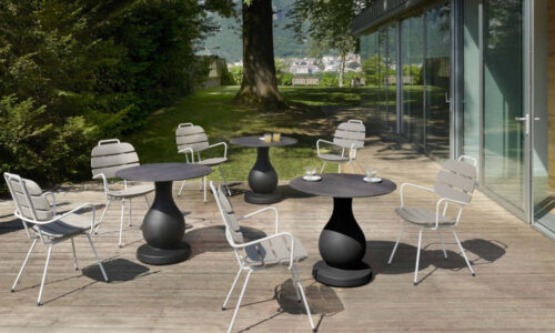 RIBS, sedia moderna per l'arredo indoor e outdoor