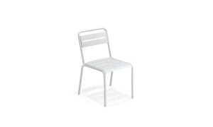 Star, sedia in alluminio per l'arredo giardino
