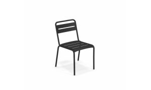 Star, sedia in alluminio per l'arredo giardino