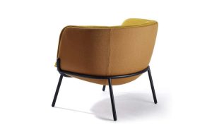 BomBom 4 Legs, poltrona moderna per l'arredo indoor