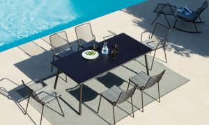 Roma, sedia moderna per l'arredo giardino