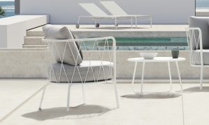 Daisy, poltroncina moderna per l'arredo outdoor