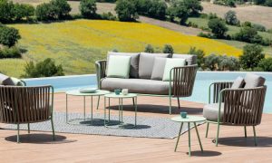 Daisy Rope, divano due e tre posti per l'arredo outdoor