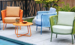 Daisy Rope, poltrona bassa per l'arredo outdoor