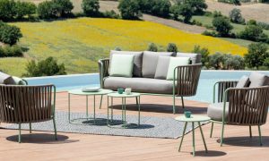 Daisy Rope, poltrona bassa per l'arredo outdoor